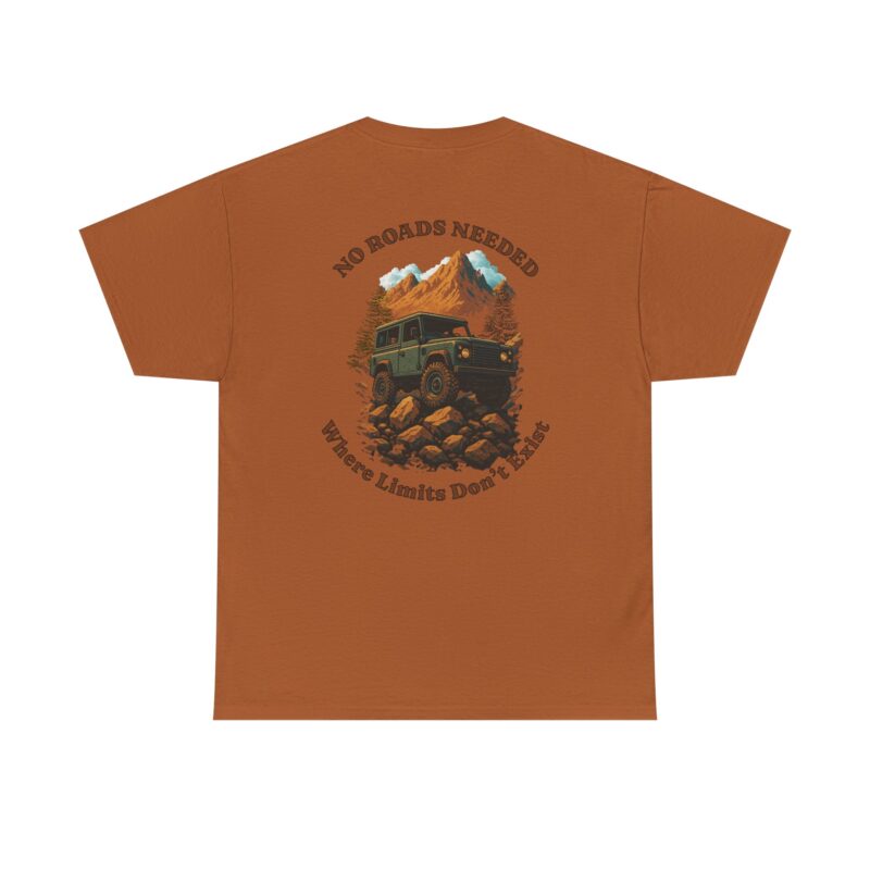 No Roads Needed Cotton Tee - Image 2