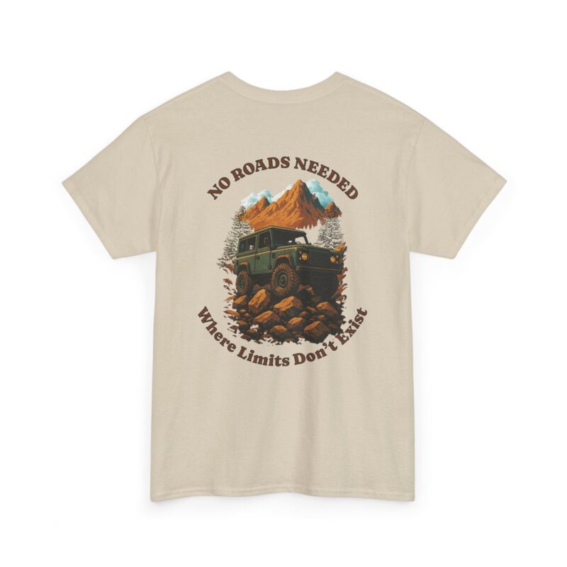 No Roads Needed Cotton Tee - Image 13