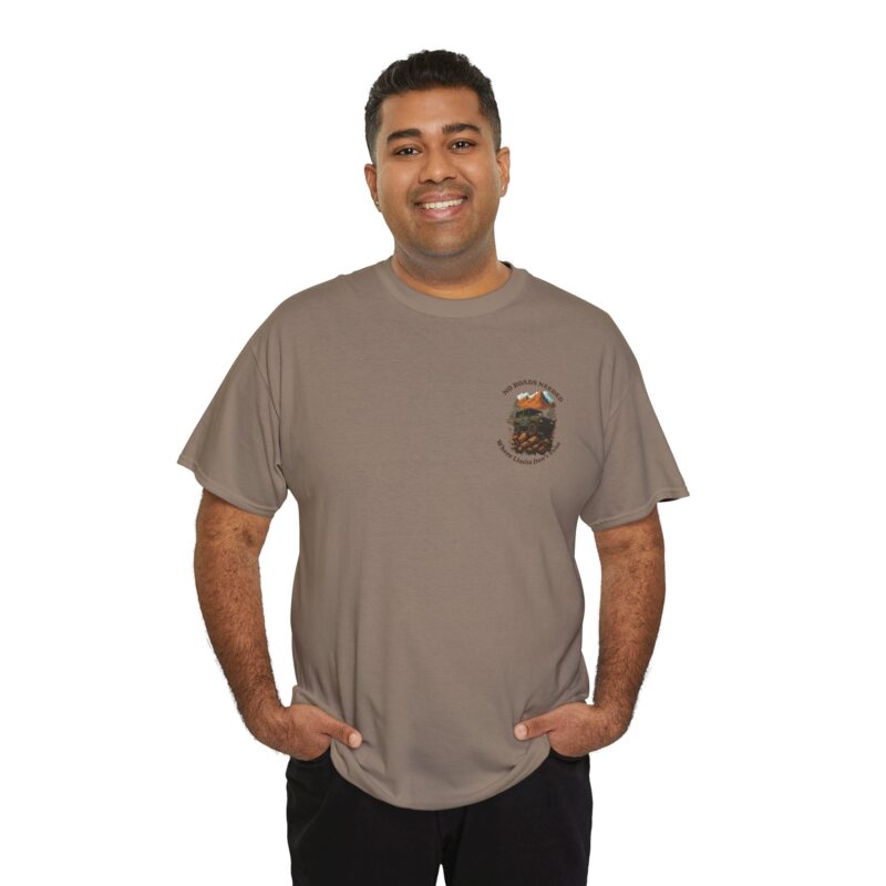 No Roads Needed Cotton Tee - Image 19