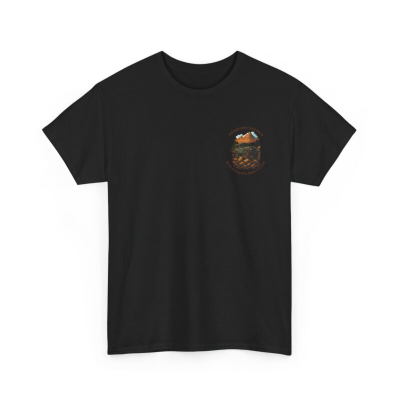 No Roads Needed Cotton Tee - Image 7