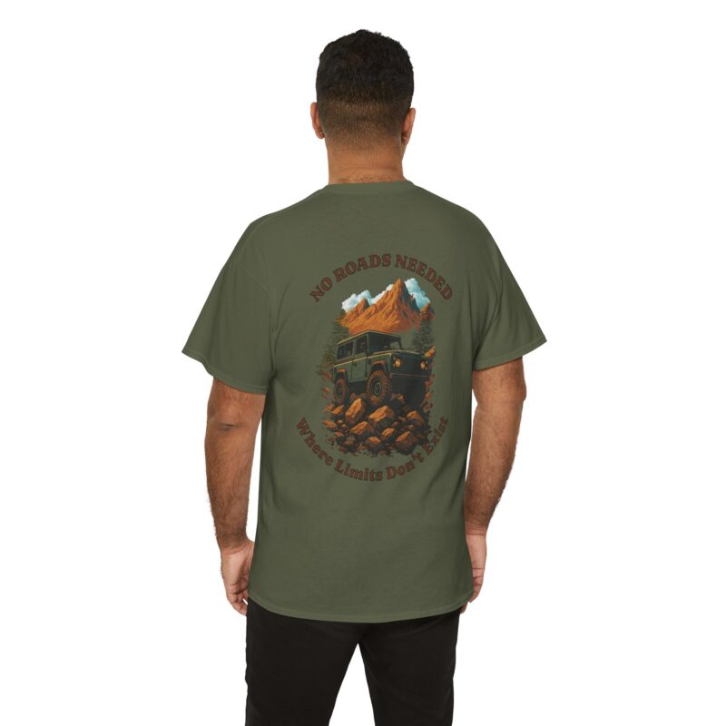 No Roads Needed Cotton Tee - Image 25