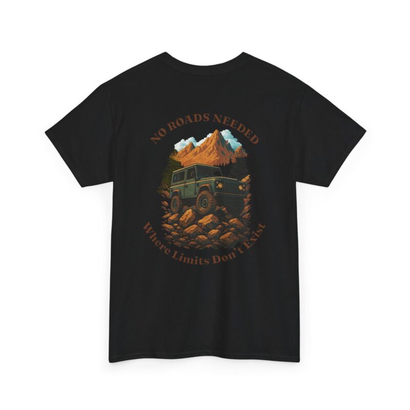 No Roads Needed Cotton Tee - Image 8