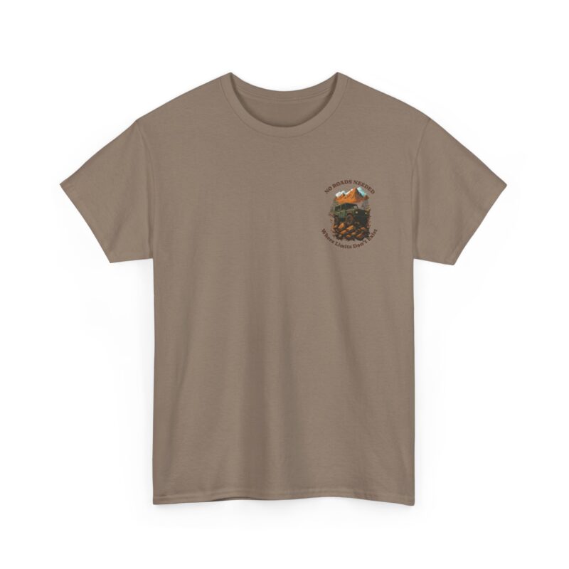 No Roads Needed Cotton Tee - Image 17