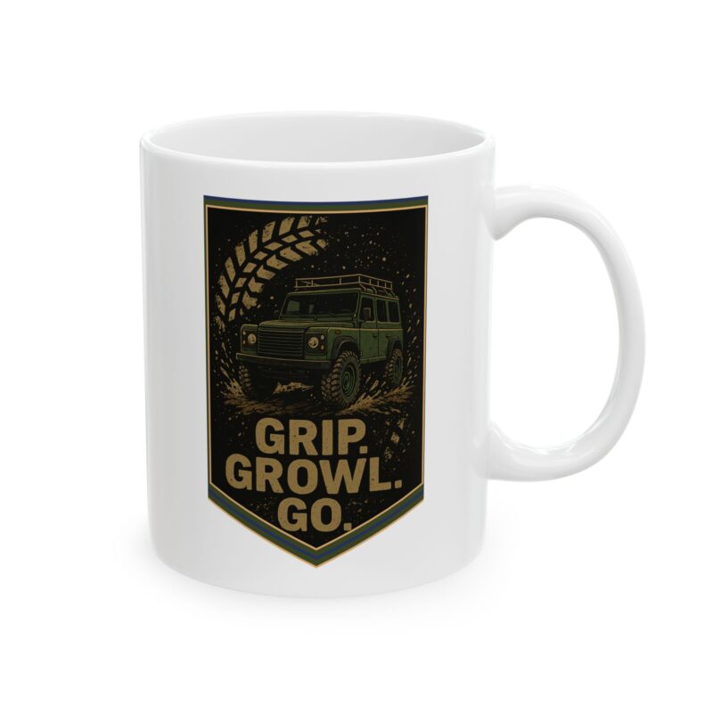 Grip Growl Go Coffee Mug, (11oz, 15oz) - Image 4