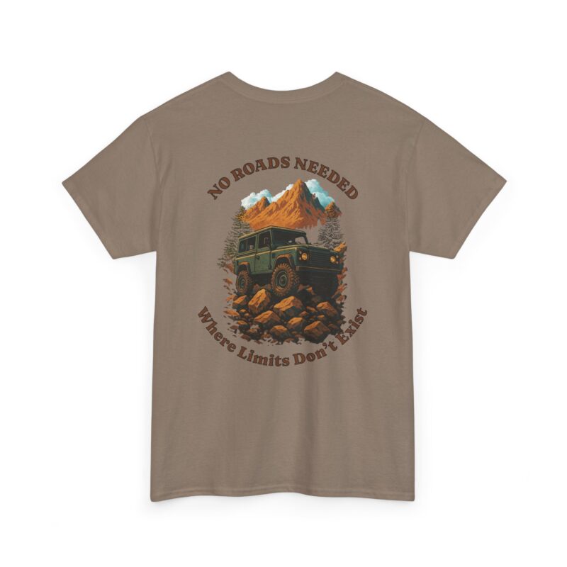 No Roads Needed Cotton Tee - Image 18