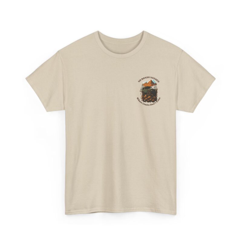 No Roads Needed Cotton Tee - Image 12
