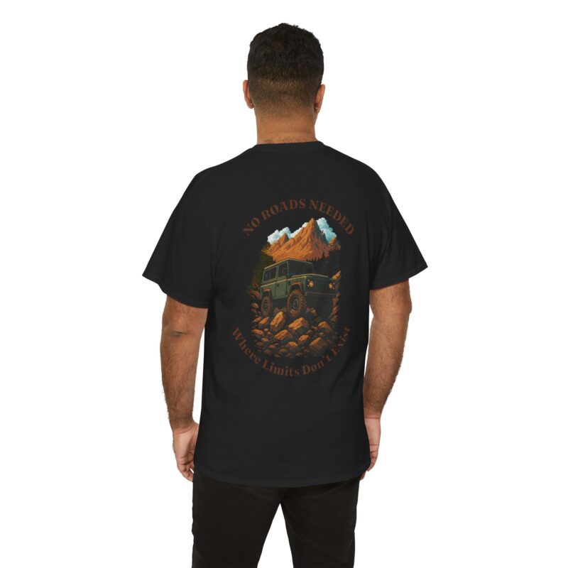No Roads Needed Cotton Tee - Image 10