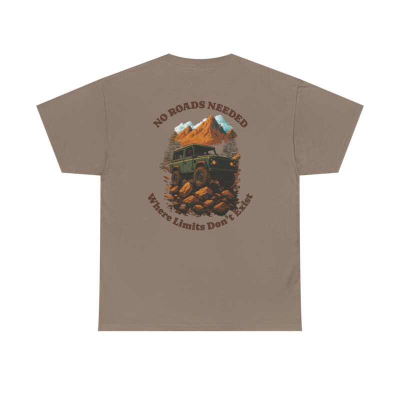 No Roads Needed Cotton Tee - Image 16