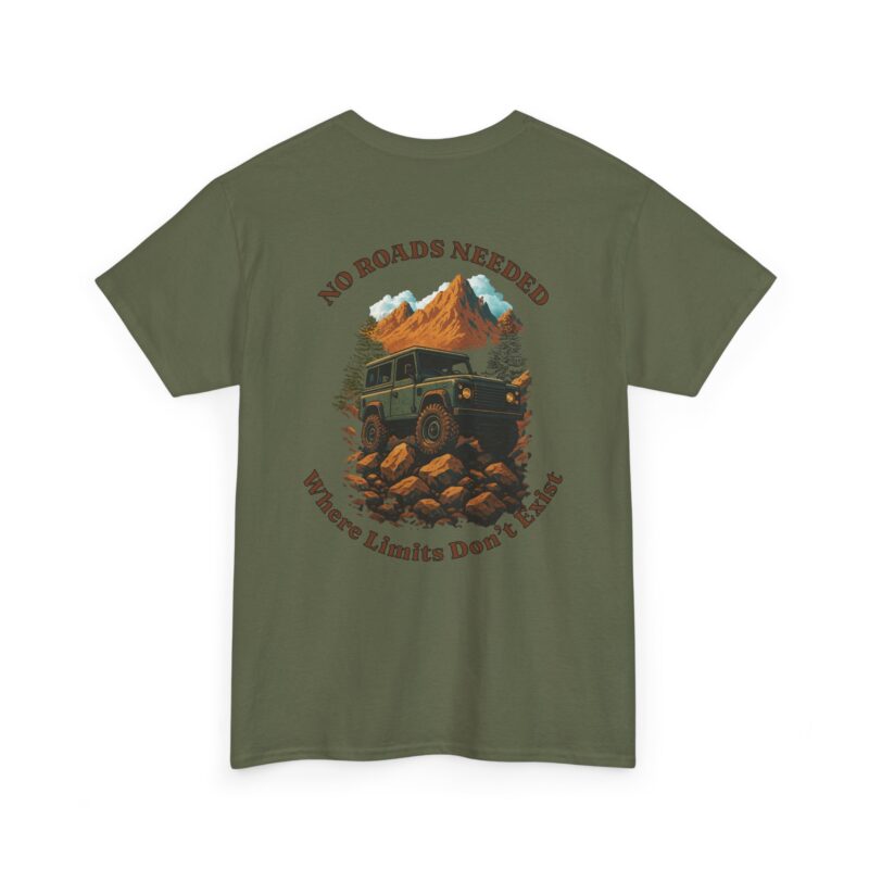 No Roads Needed Cotton Tee - Image 23
