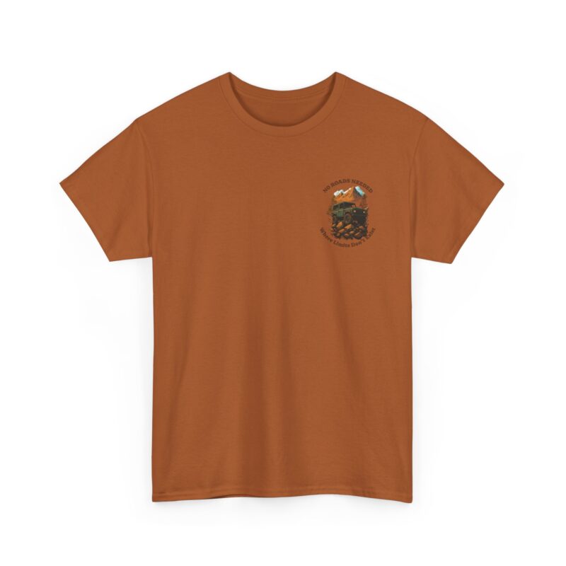 No Roads Needed Cotton Tee - Image 3