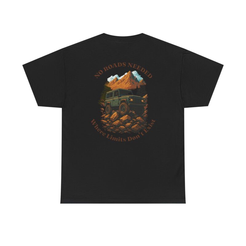 No Roads Needed Cotton Tee - Image 6