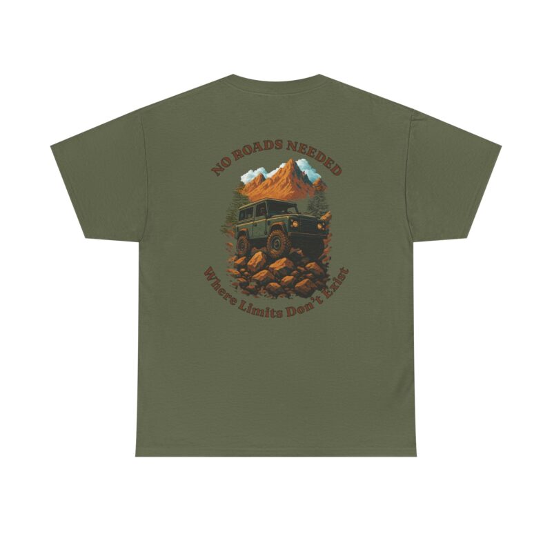 No Roads Needed Cotton Tee - Image 21