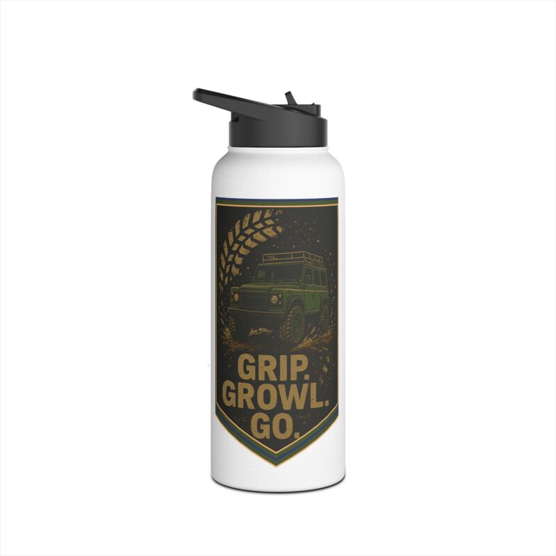 Grip Growl Go Stainless Steel Water Bottle 32oz. - Image 4