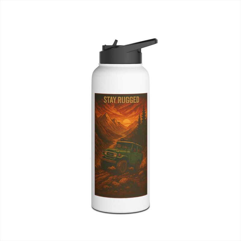 Stay Rugged Stainless Steel Water Bottle 32oz