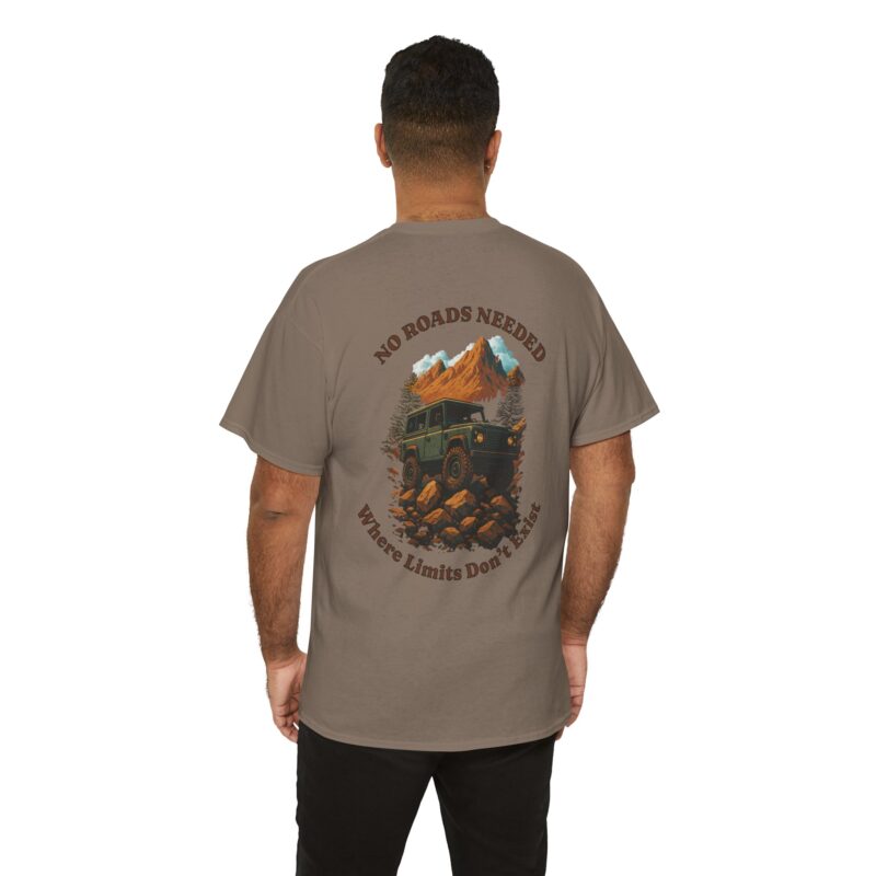 No Roads Needed Cotton Tee - Image 20