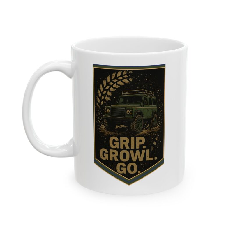 Grip Growl Go Coffee Mug, (11oz, 15oz) - Image 3
