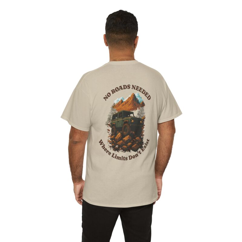 No Roads Needed Cotton Tee - Image 15
